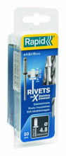 Roostevabast terasest needid Rapid 5000397, 4,8 x 18 mm, 50 tk