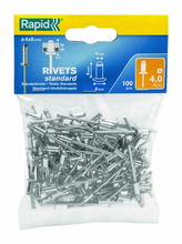 Standardneedid Rapid 5000378, 4,0 x 8 mm, 100 tk