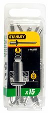 Alumiiniumneet Stanley 5 x 10 mm, 15 tk