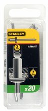Alumiiniumneet Stanley 3 x 6 mm, 20 tk