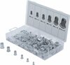 Neetmutrite komplekt BGS TECHNIC 14127, alumiinium, 150 tk