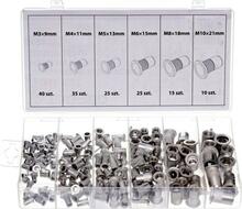 Keermestatud neetide komplekt Silver 11361, M3-M10, 150 tk