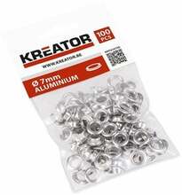 Alumiiniumneetide komplekt Kreator KRT616106, 7 mm, 100 tk