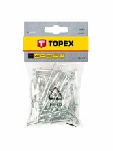 Alumiiniumneetide komplekt Topex 43E401, 4,0 x 8,0 mm, 50 tk