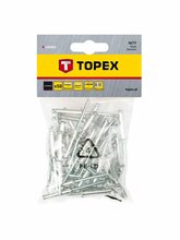 Alumiiniumneetide komplekt Topex 43E405, 4,0 x 18 mm, 50 tk