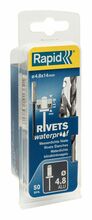 Veekindlad needid Rapid 4,8 x 14 mm, 50 tk