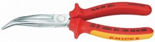 Isolatsiooniga pikknäpitsad Knipex 2626 200 mm, kumerad