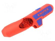 Juhtmeisolatsiooni eemaldaja Knipex ErgoStrip 169502SB, 135 mm, sinine/punane