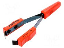 Tangid juhtmete isolatsiooni eemaldamiseks Knipex, 15 11 120, 120 mm, punane