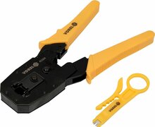 Krimpimistangid TOYA 45504, telefonikaablite ja internetikaablite otsikute jaoks RJ45 RJ10 RJ11