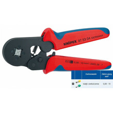 Isereguleeruvad pressimistangid juhtmete otsarõngastele Knipex 975304, 180 mm