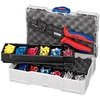 Laidų antgalių užspaudimo tangide komplekt Knipex 979025, 240-265 mm