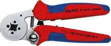 Isereguleeruvad pressimistangid juhtmete otsarõngastele Knipex 975504, 180 mm, punane