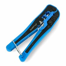 Krimpimistangid Lanberg NT-0202, must/sinine, RJ-45, RJ-12, RJ-11 pistikutele