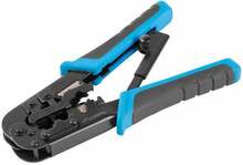 Kaabli krimptangid Lanberg NT-0201, must, sinine