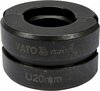 Sisu U 20 mm pressimistangidele Yato YT-21735, YT-21741