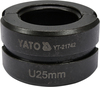 U-presspea 25 mm presimistangidele Yato YT-21735