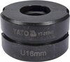 Sisend U 16 mm pressimistangidele Yato YT-21735, YT-21740