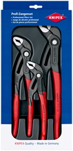 Veepumbatangide komplekt Knipex Cobra 002009V02, 3 tk (180/250/300 mm)