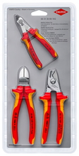Elektriku tangide komplekt Knipex 003130BKV02, 3 tk, 166 mm