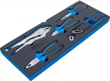 Tööriistakohver Bgs Technic 3344, tangide komplekt 5 tk