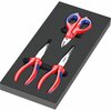 Tangide komplekt Wera 9781, 3 tk, must/hall