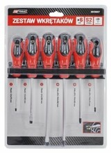 Kruvikeerajate komplekt AW-TOOLS, 6 tk, CV S2, 3-6.5 mm, PH0-2