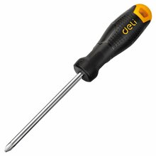Ristpeaga kruvikeeraja Deli Tools EDL625075, PH1, 75 mm, must