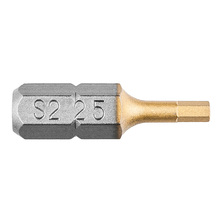 Otsik kuuskant Graphite HEX2.5, 25 mm, 1/4, 2 tk