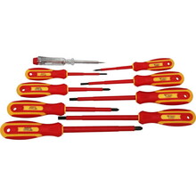 Elektrikute kruvikeerajate komplekt Brilliant Tools BT068010 VDE, 9 tk, SL/PH