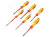 Elektrikute kruvikeerajate komplekt Knipex VDE PlusMinus 00 20 12 V05, 6 tk