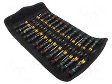 Kruvikeerajate komplekt Wera Kraftform Micro ESD Big Pack 1, 25 tk, must/kollane