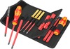 Elektrikute kruvikeerajate komplekt Wera Kraftform Kompakt VDE 18 Universal 2 Tool Finder, 18 tk, punane/kollane