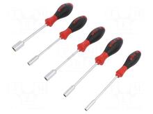 Kuuskantmutrikeerajate komplekt Wiha SoftFinish WH-SOFTFINISH/01034, 5,5-13 mm, 5 tk