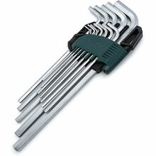 L-tüüpi kuuskantvõtmete komplekt SATA, 1/16-3/8 tolli, 12 tk