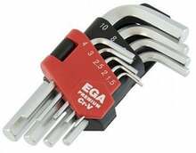 Kuuskantvõtmete komplekt Faster Tools DRAUMET 03-5-1525, 1,5-10 mm, 9 tk