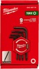 Torx võtmete komplekt Milwaukee 4932492703 TX8-40, 9 tk