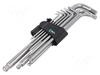 Kuuskantvõtmete komplekt Wera 3950/9 Hex-Plus Stainless, L-tüüp, 1,5-10 mm, 9 tk