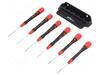 Peente kruvikeerajate komplekt Wiha PicoFinish W42990, 6 tk