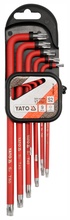 Torx võtmete komplekt Yato YT-0563, T10-T50, 9 tk