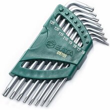 L-tüüpi TORX võtmete komplekt SATA, 8 tk (T6-T25) avaga