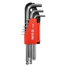 Kuuskantvõtmete komplekt Yato YT-0505, 1,5-10 mm, 9 tk