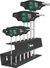 Kuuskantkruvikeerajate komplekt Wera 454/7 HF, 7 tk, must/roheline