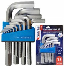 Kuuskantvõtmete komplekt Forsage F-5137, 2,5-19 mm, 13 tk