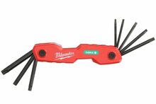 Kokkupandav Torx võtmete komplekt Milwaukee 4932480979, 8 tk