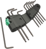 Torx võtmete komplekt Wera 967/9 TX8-TX40 mm, BlackLaser, 9 tk