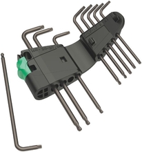 Torx võtmete komplekt Wera 967/9 TX8-TX40 mm, BlackLaser, 9 tk
