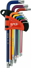 Torx võtmete komplekt Yato YT-05633, T10-T50, 9 tk