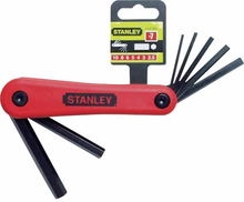 Kuuskantvõtmete komplekt Stanley 469262, kokkupandav, 7 tk