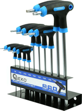 Torx võtmete komplekt Geko U30591, T9-T50, 10 tk